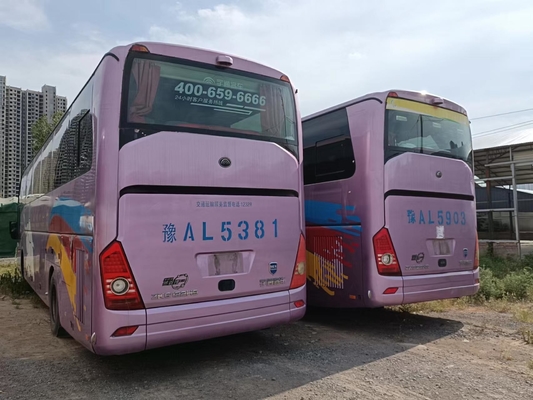 53座席RHD LHDによって使用されるコーチはエンジンのYutong後部Zk6122 Weichai WP.10 247kwの両開きドアをバスで運ぶ