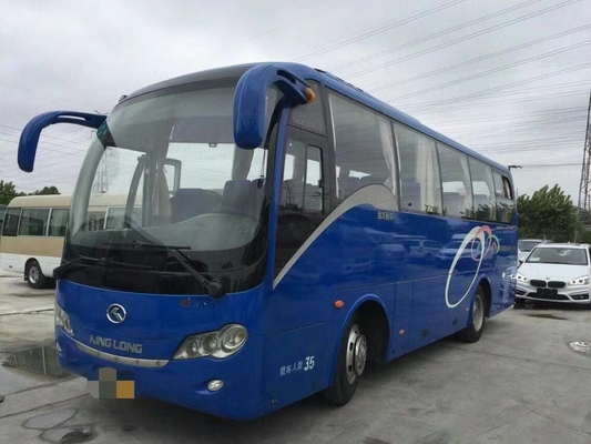 35の座席は交通機関のためにコーチ バスKinglong XMQ6858のディーゼル機関を使用した