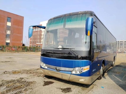 使用された乗客バス51座席両開きドアのリーフ・スプリング懸濁液のWeichaiエンジン若いはさみバス