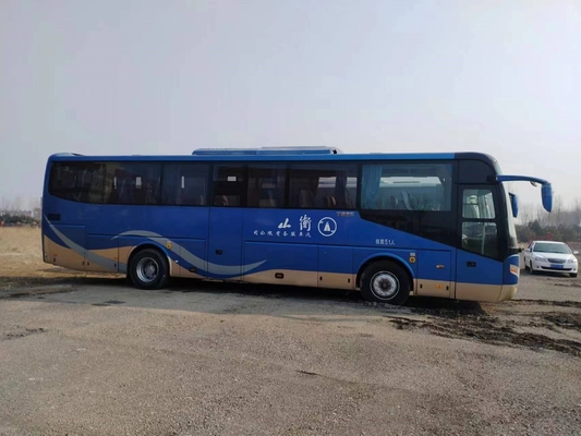 使用された乗客バス51座席両開きドアのリーフ・スプリング懸濁液のWeichaiエンジン若いはさみバス