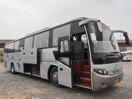 使用された観光バス54の座席12は両開きドアが色の第2手より高いKLQ6125に銀を着せるYuchai 6シリンダー エンジンをメーターで計る