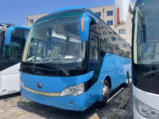 バスおよびコーチ39の座席Yuchai使用されたエンジン245hp 2015の年の青い色まれなエンジンの若者はさみZK6908