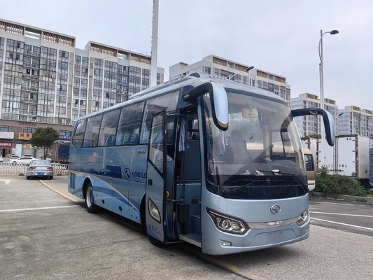 窓を密封する使用されたシャトル バス26の座席バス8.5メートルの220hpエンジンのマニュアル トランスミッションのKinglong XMQ6859