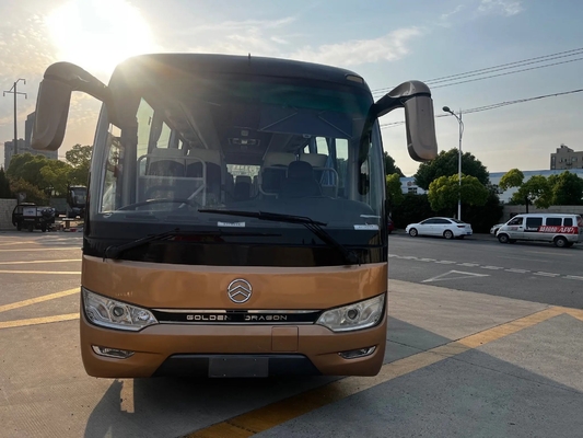 使用された都市バス マニュアル トランスミッション8メートル窓のエアコンの金ドラゴンXML6827を密封する34の座席