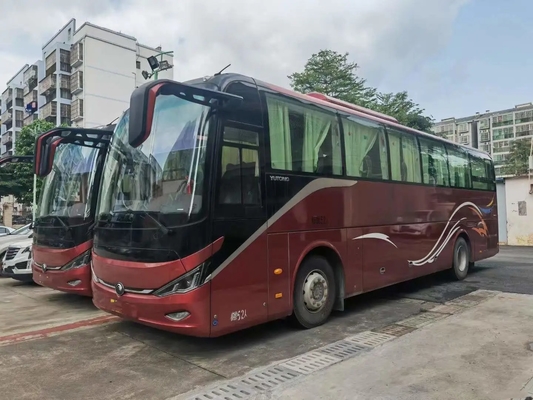 使用された運輸バス2021の年のYuchaiエンジン310hp 52の座席ディスク ブレーキのエアバッグの懸濁液2のドアの若いはさみZK6117