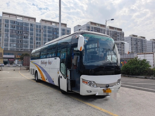 使用されたバス コーチのリーフ・スプリング ユーロIVは49の座席Yuchaiエンジン245hp 10.5第2手若いはさみバスZK6107をメーターで計る