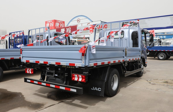 箱 貨物 トラック JAC 4*2 軽トラック フラット ベッド 6 輪 単軸 4 メートル 長箱