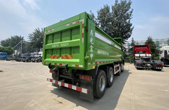 ホウ 8x4 ダンプトラック 340hp 都市建設 廃棄物輸送 12輪 葉の春