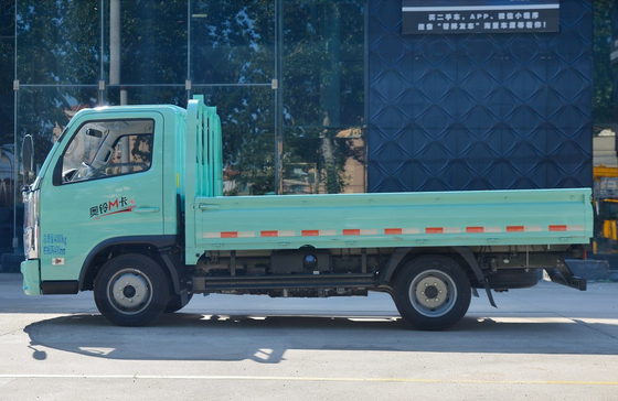 中古 箱 貨物 トラック シングル キャビ フォトン ライト トラック フラット ベッド 3.7 メートル 長 ドール 後部 トリ