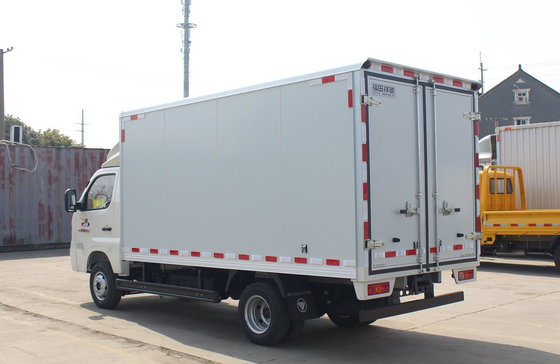 ミニボックス トラック 3.7 メートル バン 2 ドアのシングルキャビンのボックス A/C ガソリンエンジン 6 タイヤ