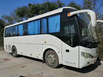 白い色第2手バスよい状態は2010年39 Yutong 6908モデルをつけます