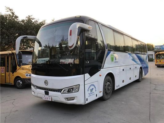 YuchaiエンジンVIPは使用されたコーチの両開きドアのエアバッグのシャーシの乗客のバスによって使用される金ドラゴン バスXML6112 48座席をつける