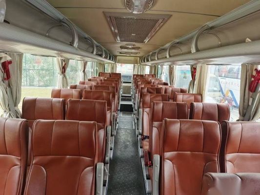 YOUNGMAN JNP6108 39はWP 199kw後部エンジンのバスによって使用される乗客バス エアバッグのシャーシによって去られるステアリング革座席をつける
