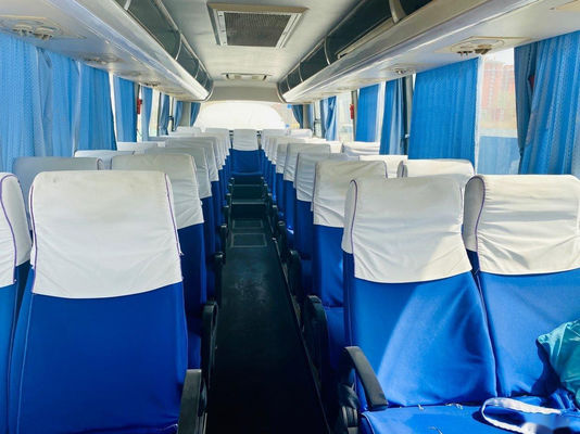 使用されたより高いバスKLQ6119 51座席はコーチ バス左手ドライブ単一のドアによって使用された乗客バスを使用した