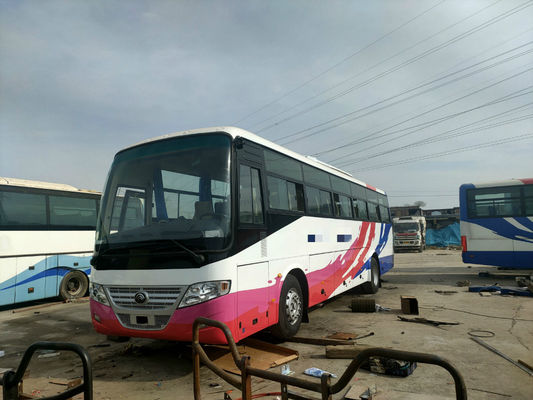 使用されたコーチ バス53座席鋼鉄シャーシZK6112dはYutongバスを使用した
