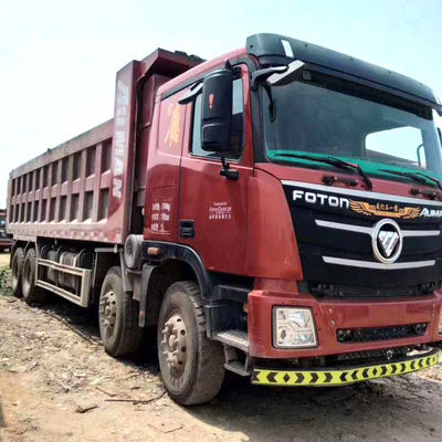 375HP中国6X4 8X4 FOTON AUMANのダンプ トラックは50トンLHD RHDの価格を使用した
