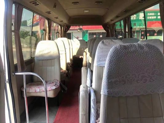 乗客バス使用される使用された小型バス トヨタ・コースター15Bエンジン23/29の座席低いキロメートル