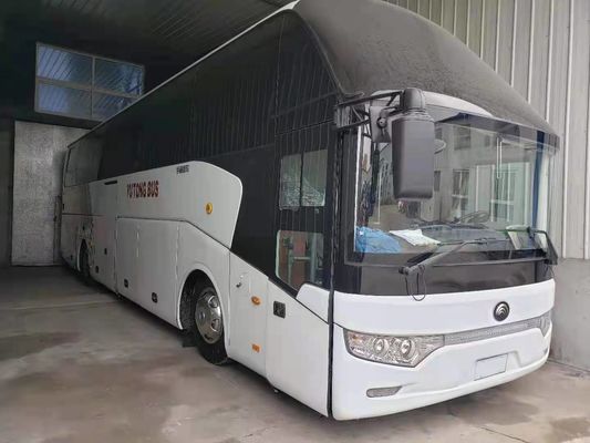 使用されたYutongのコーチZK6122 53seatsの両開きドアのユーロIII Yuchaiエンジンの低いキロメートルは観光バスのAirbangのシャーシを使用した