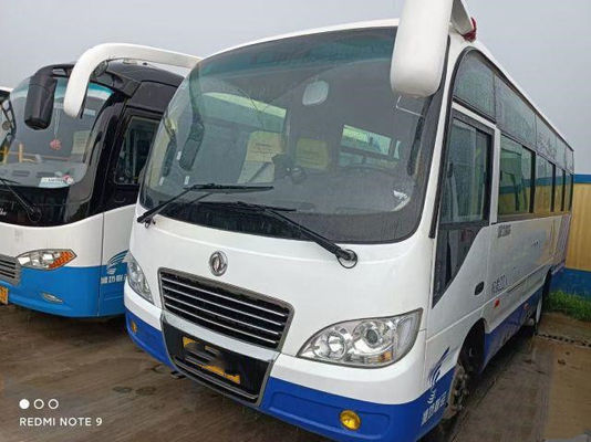 使用されたDongfengバス22座席は小型バスEQ6660 Weichaiエンジン96kwを2020年の低いキロメートルのよい状態使用した