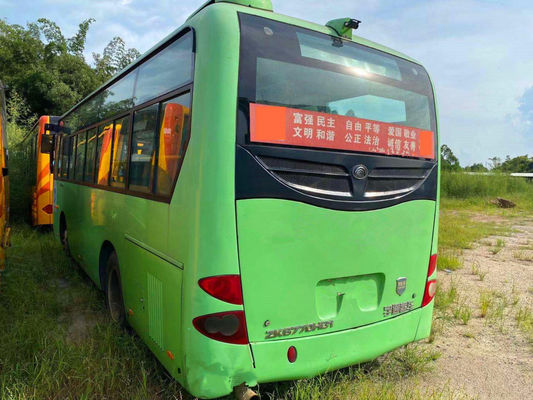 Yutong ZK6770の贅沢な20座席によって使用される秒針のYuchai 140kwのディーゼル燃料のツーリストのコーチ バス