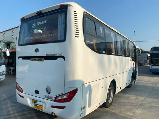 バス34座席Yuchaiエンジンのユーロを使用される使用された観光バスKinglong XMQ6802良質5つの鋼鉄シャーシ