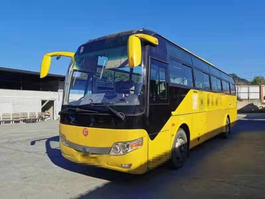 Yutong使用されたバスZk6110 60はYuchaiの後部エンジン2+3のレイアウトLHD旅行のコーチを着席させる