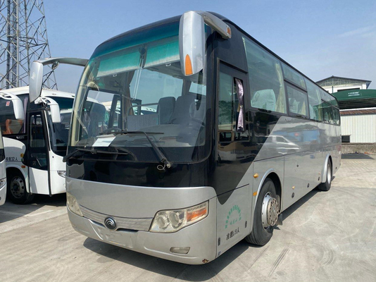 秒針バスYutong 47の座席乗客は革座席LHDによって使用される都市バスが付いているディーゼル使用されたコーチ バスをバスで運ぶ