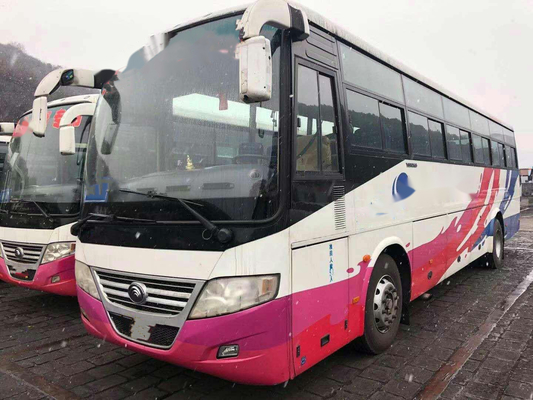 中古のYutong長い旅行の都市間バスによって使用される乗客都市は使用されたディーゼルLHDのコーチ バスをバスで運ぶ