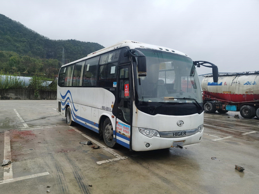 中国KLQ6856 Yuchaiのディーゼル バスのバス35乗客のより高い使用されたバス