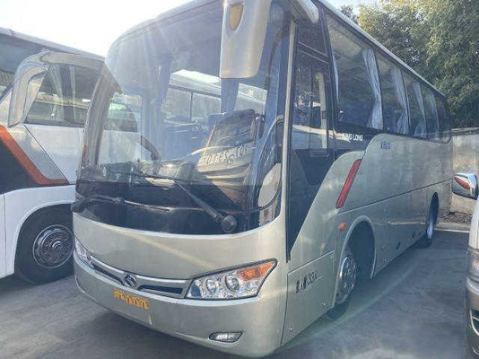Kinglongはマニュアル トランスミッションが付いているバスXMQ6802観光バス33seats Yuchaiエンジン バスを使用した