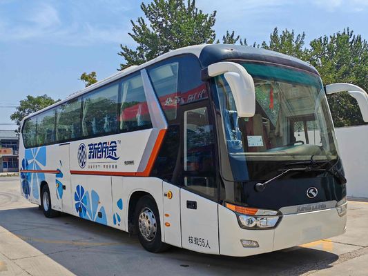 品質  Used King Long Coaches XMQ6129 Airbag Suspension 2016 Year 55 Seats 2 Passenger Doors LHD/RHD Luggage 工場