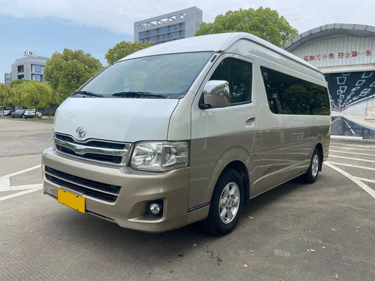 品質  Toyota Hiace 13-Seater Left-Hand Drive Electric Mid-Door Euro 4 Standard Champagne Gold Minibus 工場