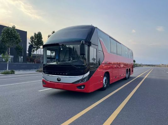 品質  Luxury Bus Coach Yutong 56 Seats Model ZK6137 Double Rear Axle 2021 Year Airbag Suspension 工場