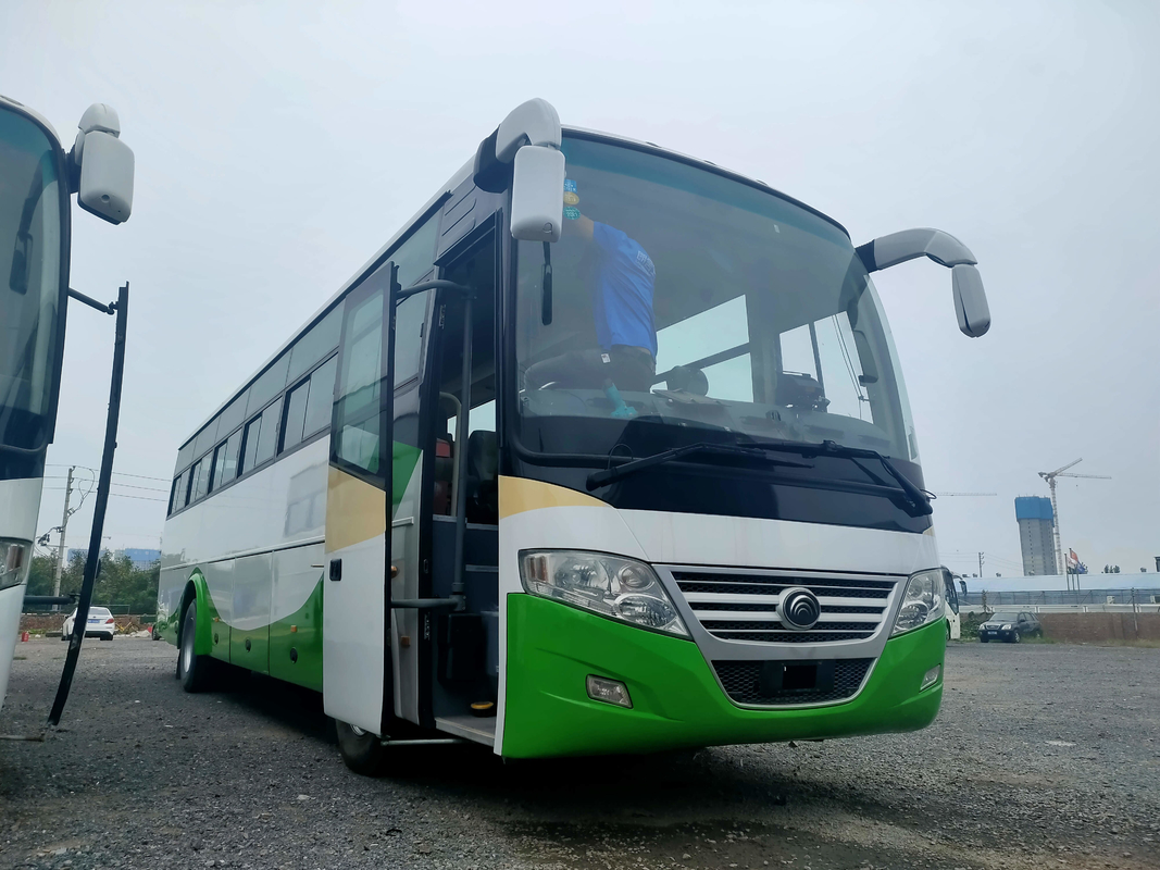 使用されたYutongの前部エンジン バスLhd/Rhd版ばねの懸濁液の乗客バス53座席Zk6112d