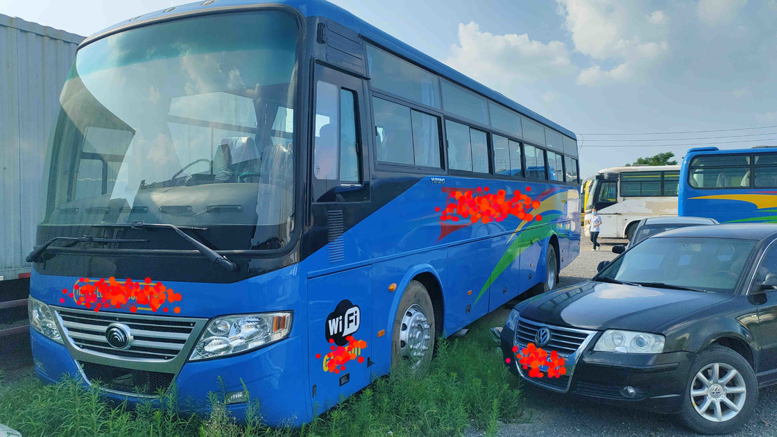 エンジン バスYutongの前部ブランド右ドライブ53seats WIFIシステムZK6112D状態