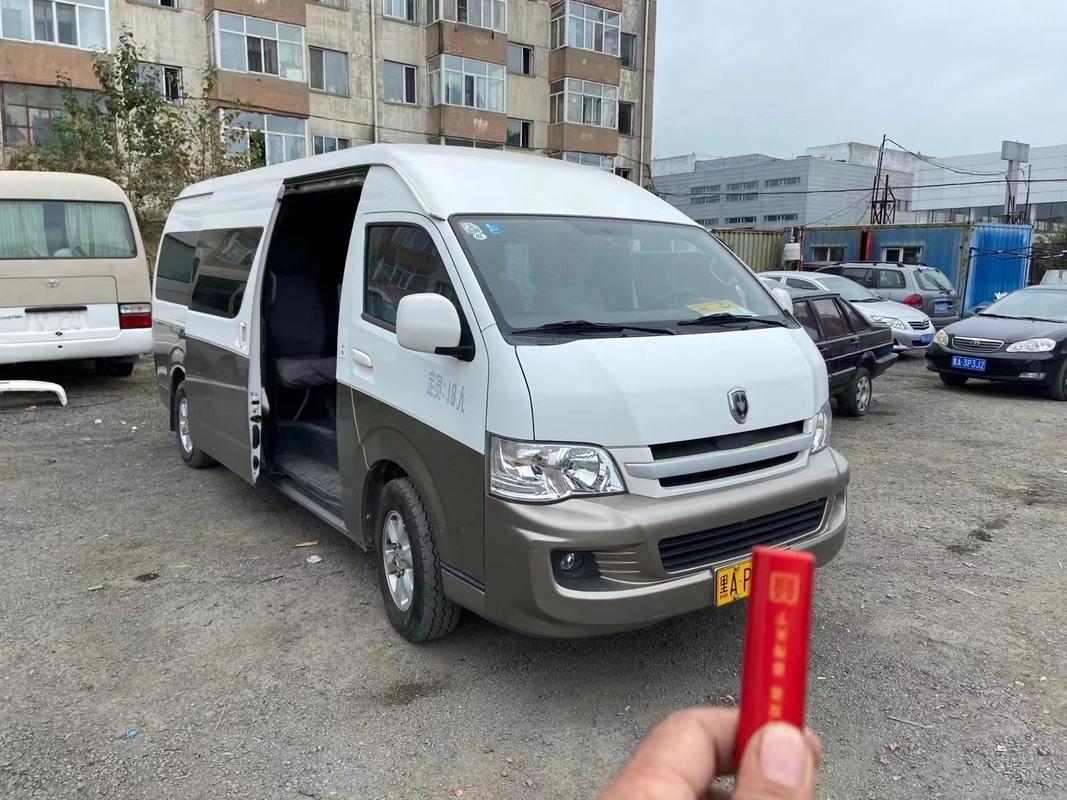 2016年18座席によって使用される小型バス ガソリンJINBEI Hiace 3TZエンジン事故無し良い状態で