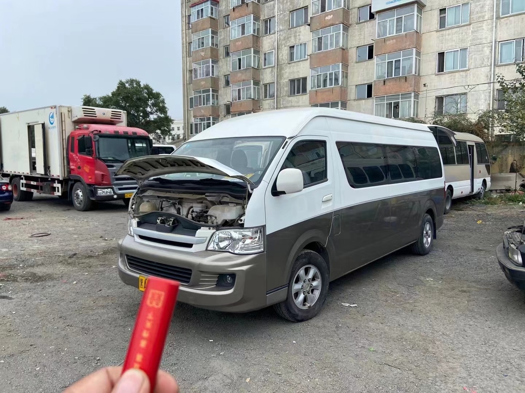 2016年18座席によって使用される小型バス ガソリンJINBEI Hiace 3TZエンジン事故無し良い状態で