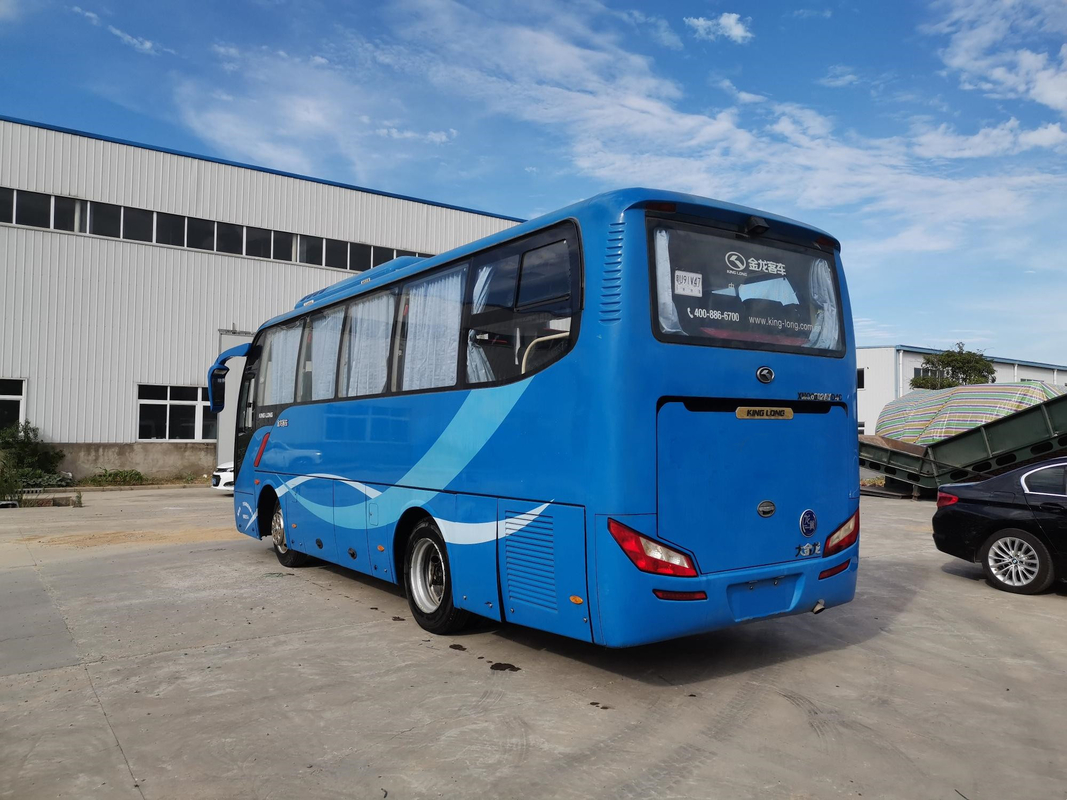 XMQ6802によって使用されたバスKinglongはステアリング コーチ35seatsに電気YC4G 147kwのエアー バッグの懸濁液を去った