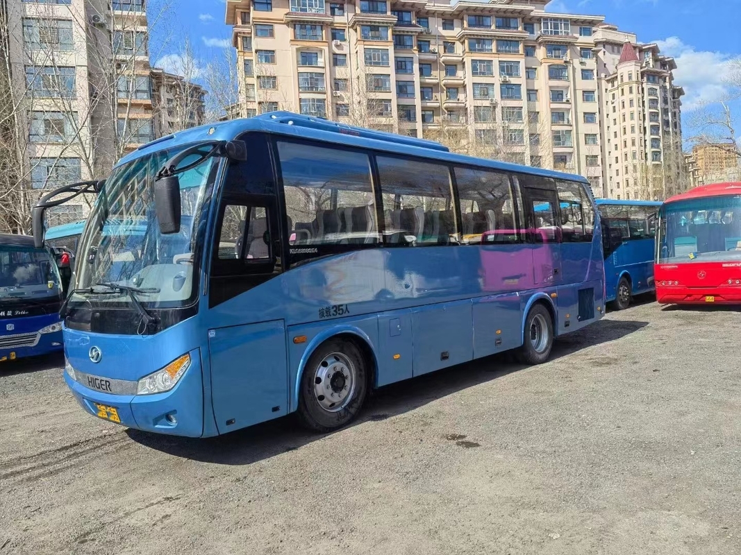 輸送のためのより高いKLQ6898によって使用されるバス左手ドライブ35seater Yuchaiエンジン