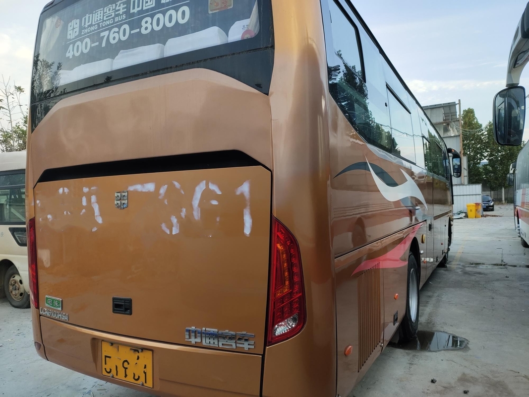 LCK6100 44seaterはコーチのZhongtongバスYuchaiエンジン2のドアの左手ドライブを使用した