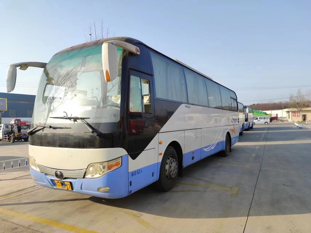 使用されたディーゼル バスはSteeingバスYutong Zk6110 2+3layout 62seatsの後部Yuchaiエンジン バスを訂正する