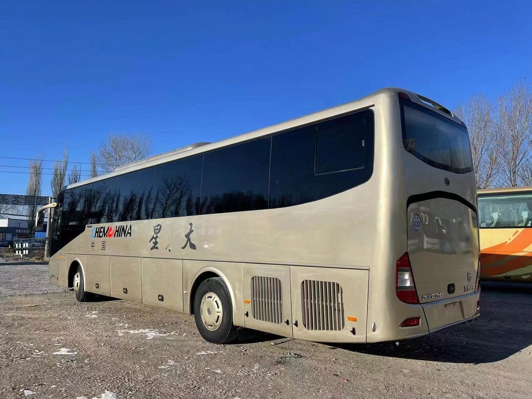使用された贅沢なバス51seatsコーチ2のドアの左手ドライブYutongのブランドのWeichaiの後部エンジン