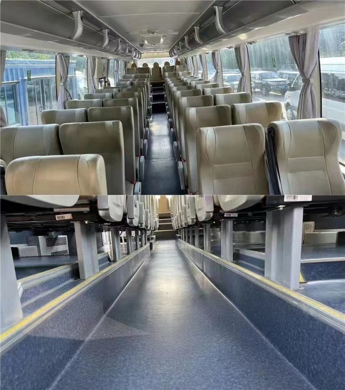 贅沢な旅行バスは2017年55seat YutongバスZk6125HQ販売のためのBussを秒針