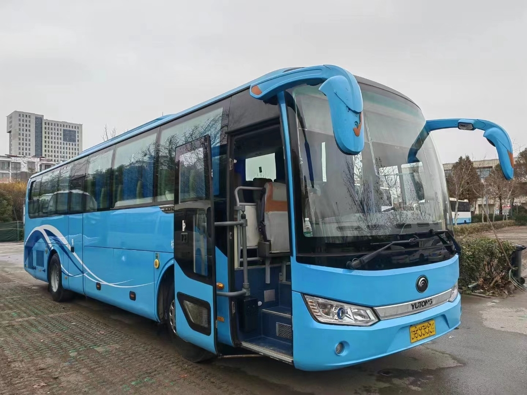 空気状態の使用されたコーチ バス二重ガラスのYutong Zk6115 60seats Yuchaiエンジン2のドア