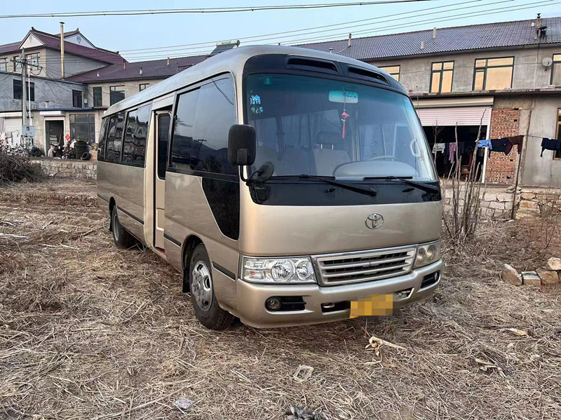 使用されたトヨタ・コースター バス30ガソリン燃料小型バス3RZ前部エンジン第2手小型バス