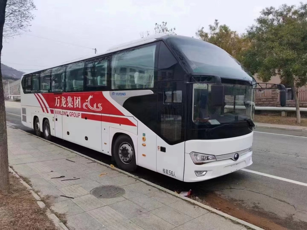 旅行コーチ バスは2020年56座席によって使用されるYutong Zk6148倍の車軸バスをバスで運ぶ