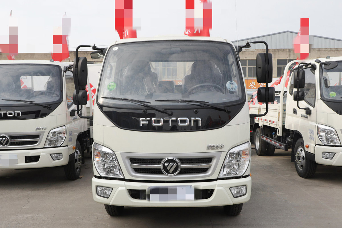 左手ドライブFotonのトラックをひっくり返す使用されたトラックのダンプ132hpライト ダンプ トラック4x2の新しいダンプカー
