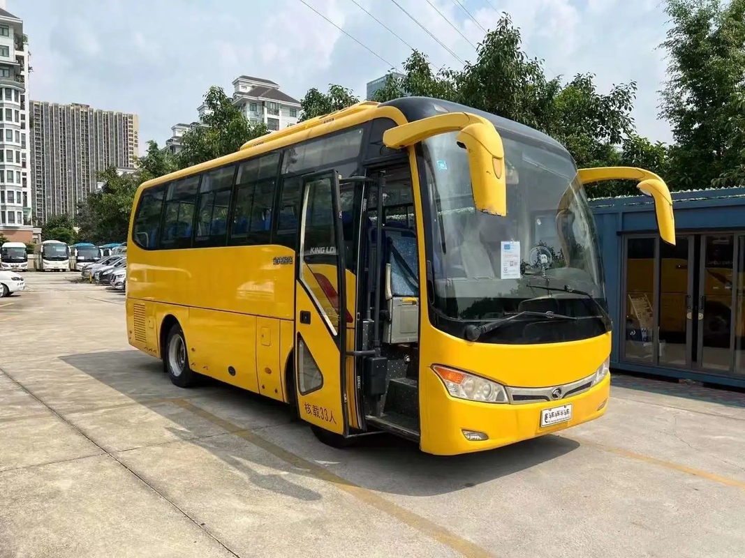 乗客バスYuchaiエンジン33の座席マニュアル トランスミッション交互計算のスライディング ウインドウ第2手のKinglong使用されたバスXMQ6759