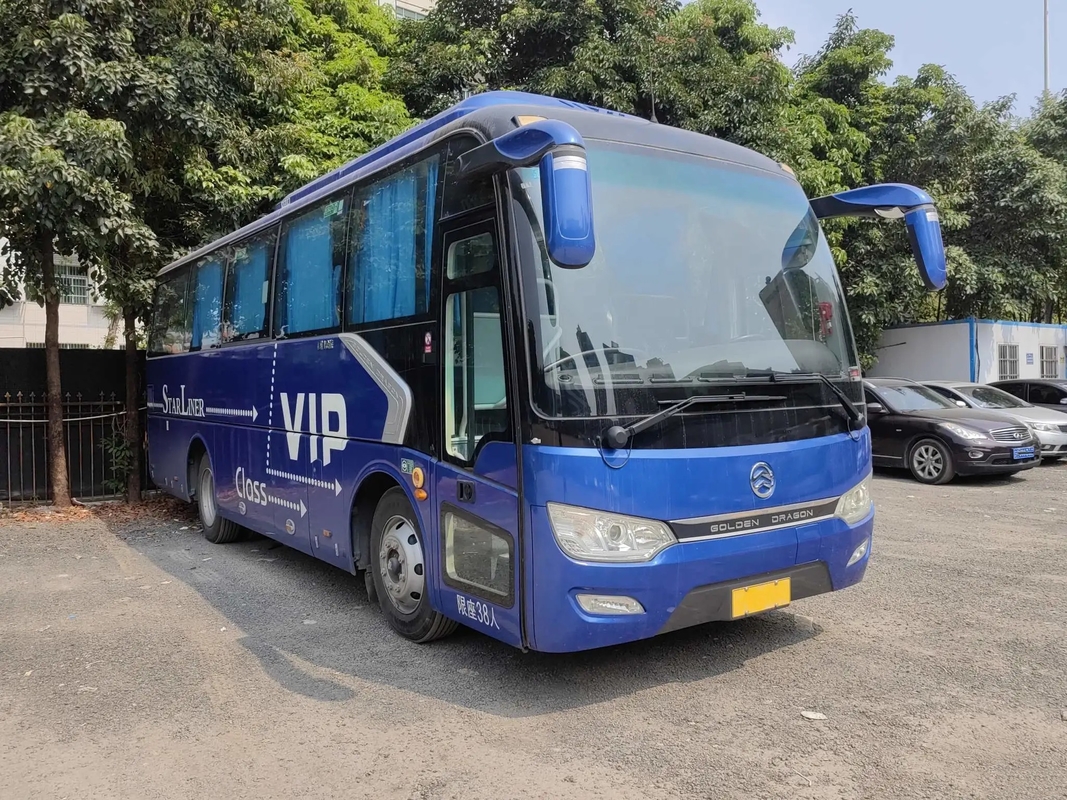 窓を密封する第2手バスYuchaiエンジン220hp 38の座席使用された金ドラゴン バス8.7メートルのXML6887