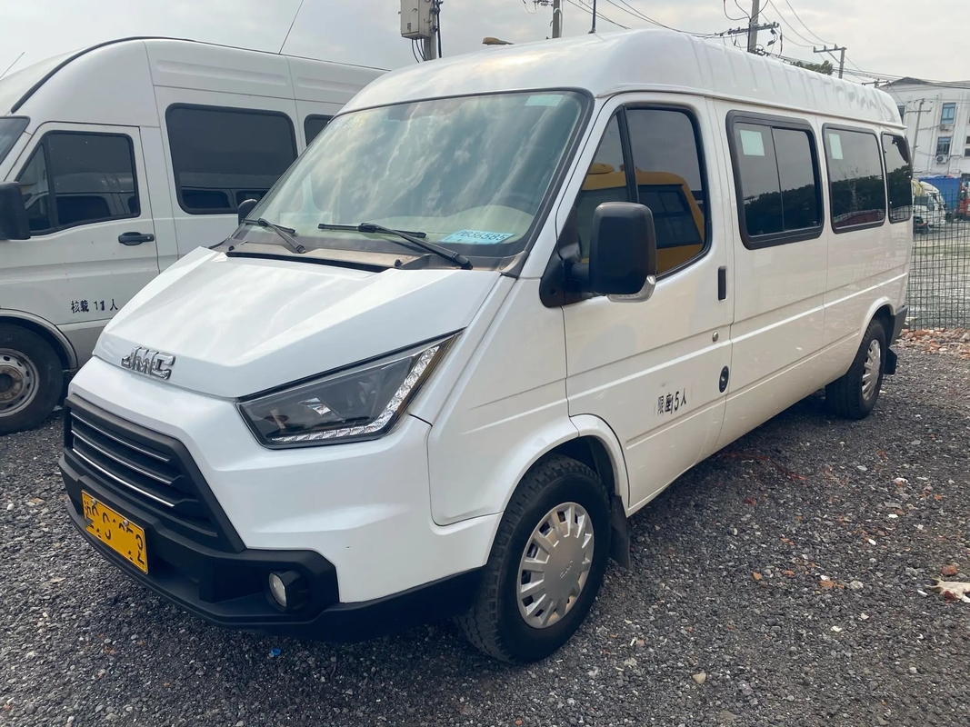 使用された小さいバス15座席前部エンジンの平屋根のマニュアル トランスミッション5.5は交互計算第2手JMC JX6571をメーターで計る